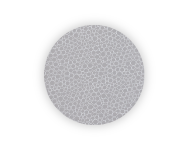 Abbildung des Dekors Kreise-grau vom Verdunkelungsrollo
